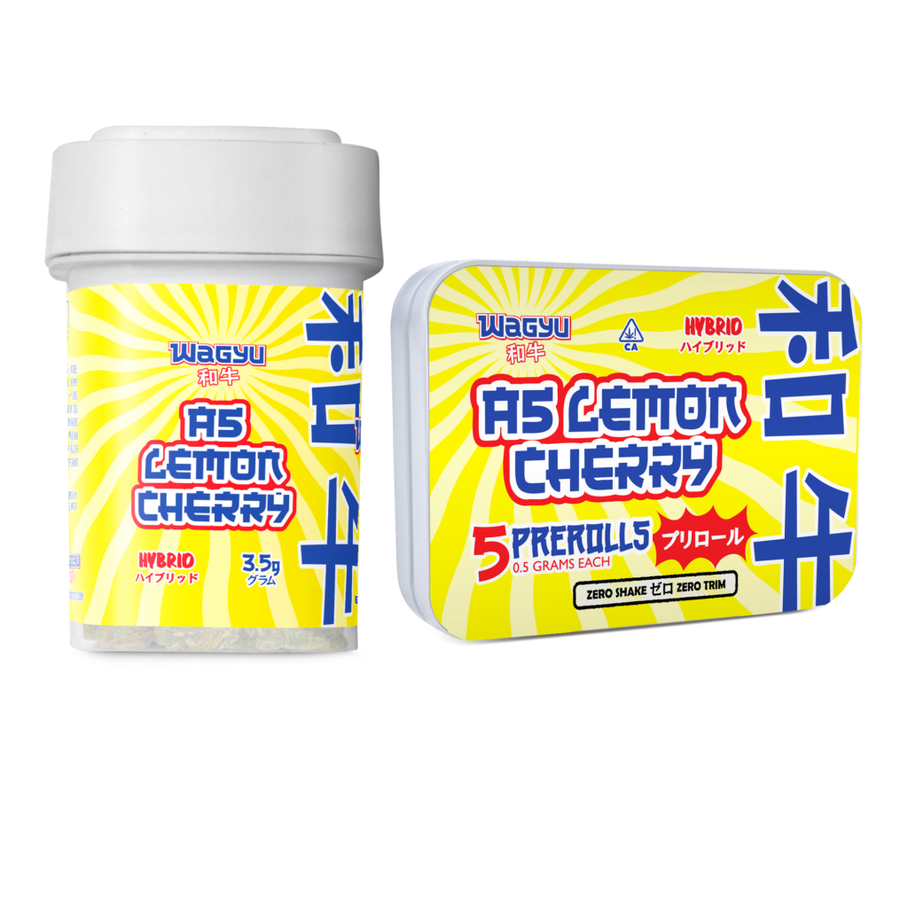 This is Wagyu's A5 Lemon Cherry flower (Tin & Jar)